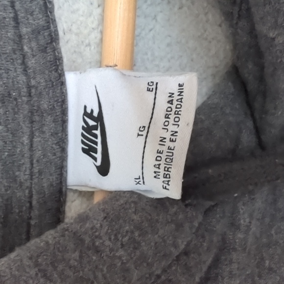 Nike kangaroo pocket hoody grey men's XL - Picture 3 of 4